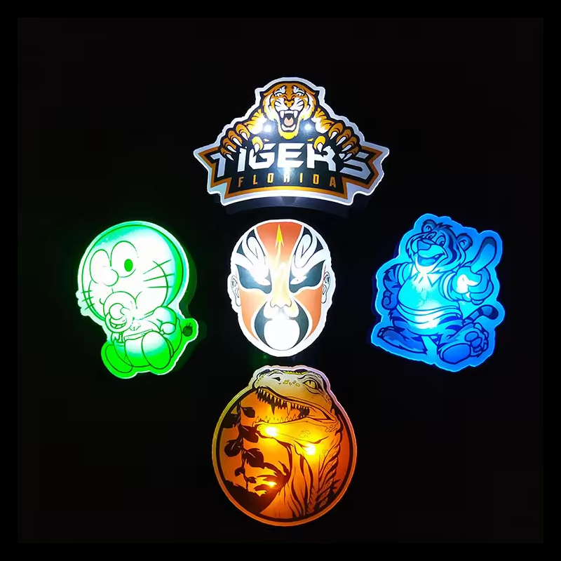 Led badge for party event