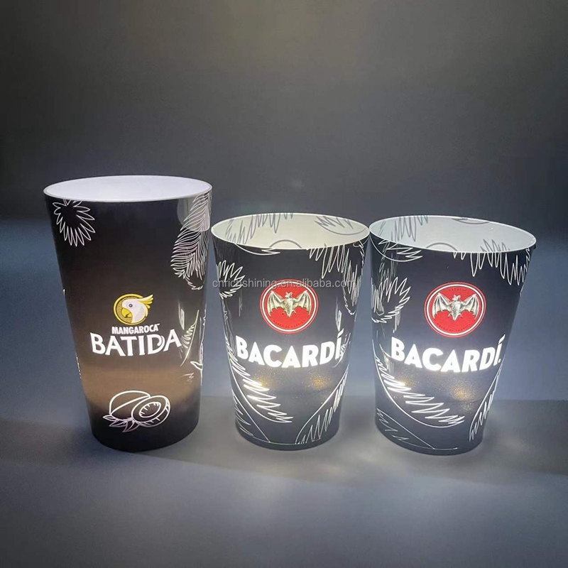 custom 12oz frosted LED Cup 