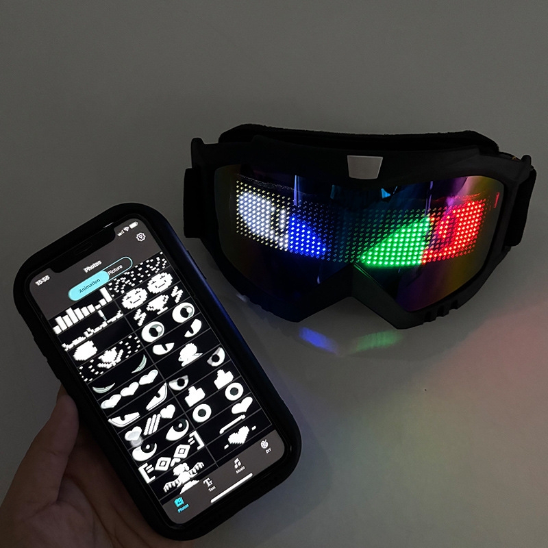 app programmable led glasses