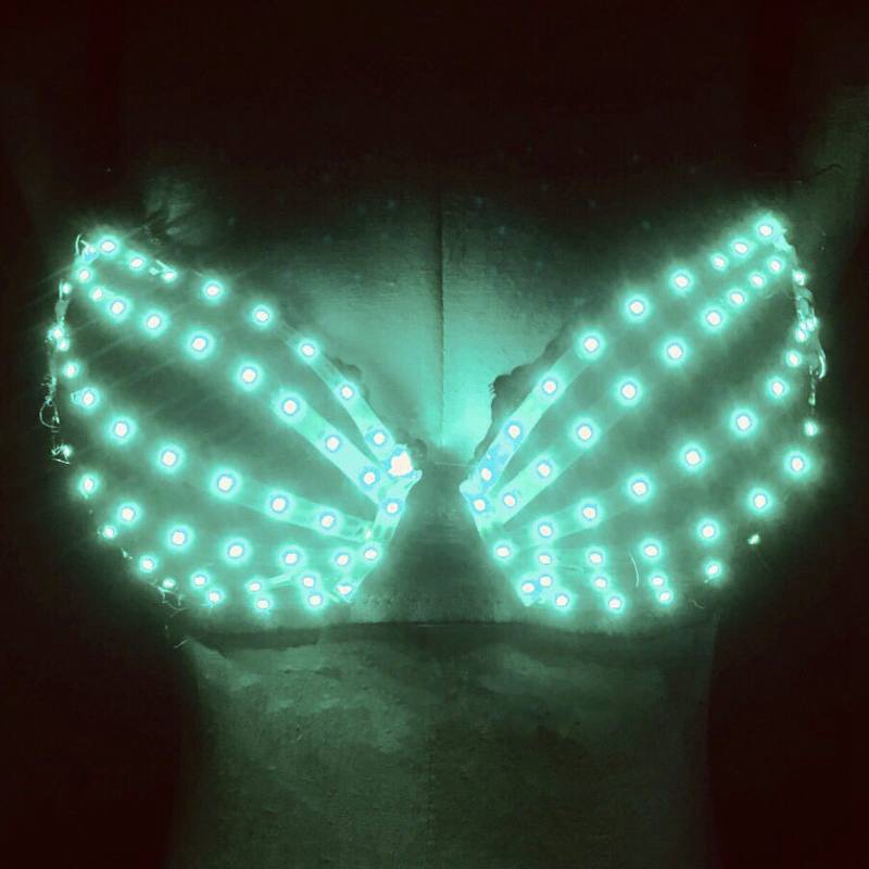 LED lady bra