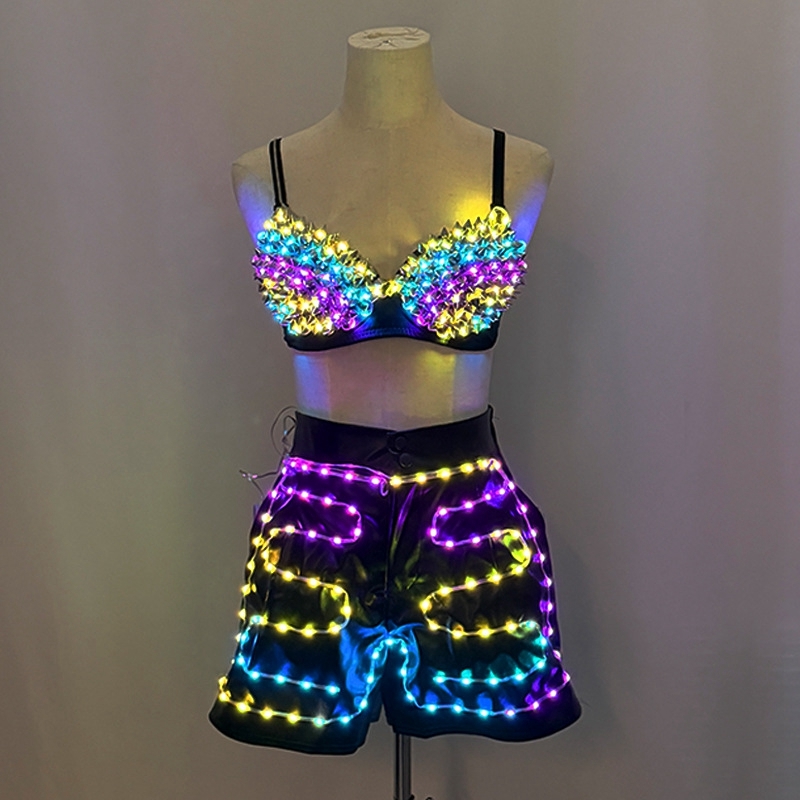 led dress