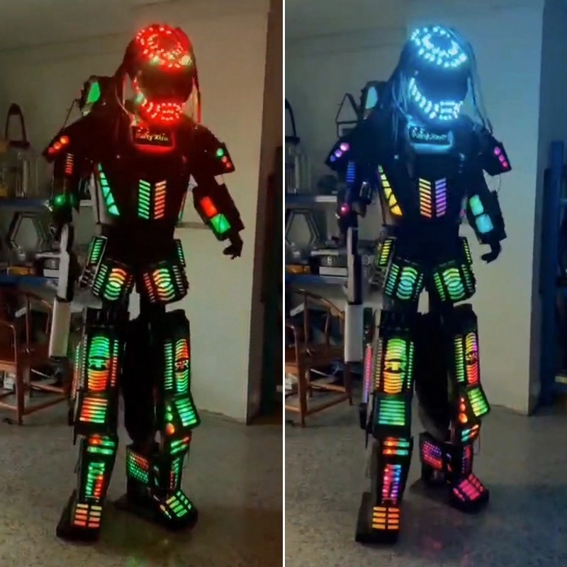 发光机器人服装