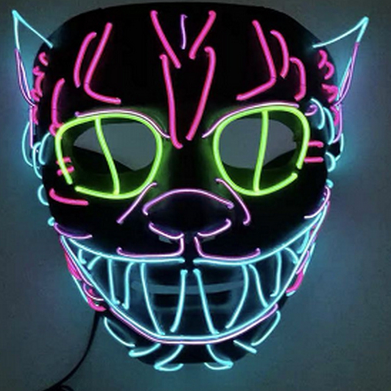 Multicolor Elvis Glow mask