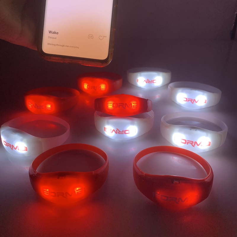 music control led bracelet