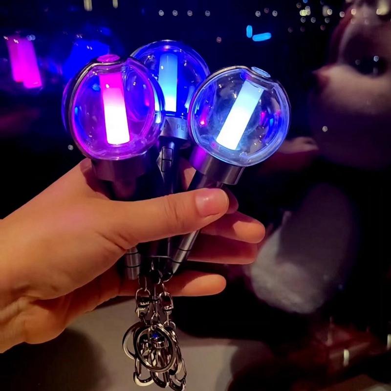 Led keychain light stick