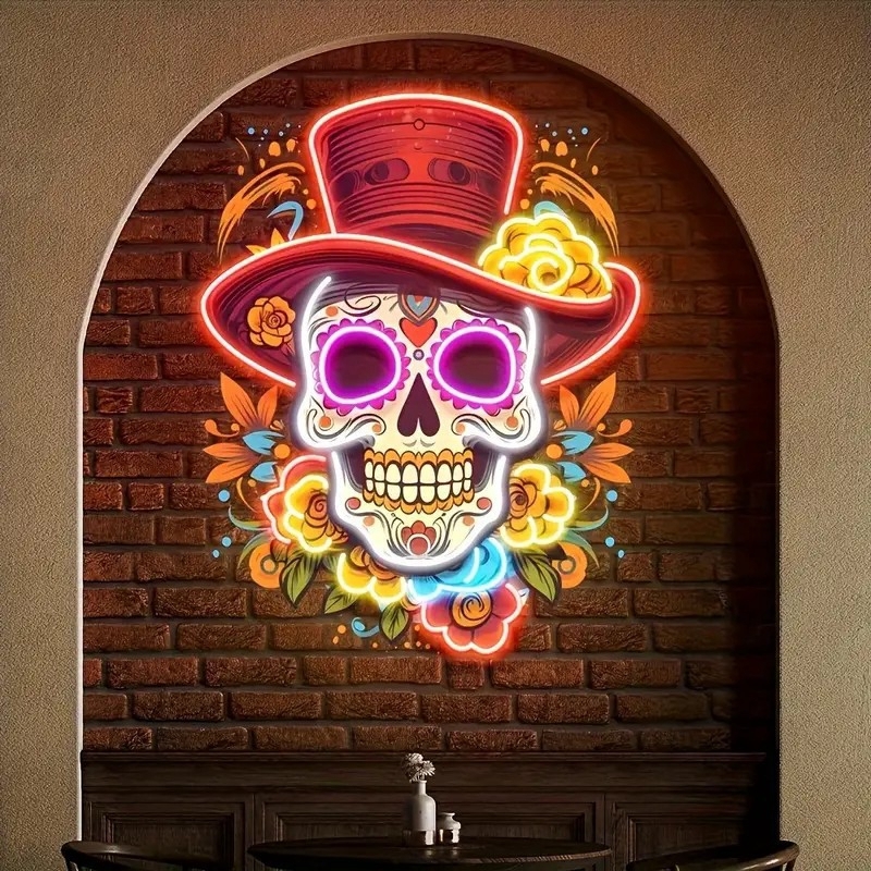 Halloween neon sign light